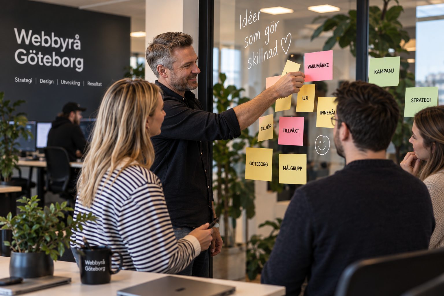 Strategimote pa webbyra i Goteborg om varumarke, SEO och tillvaxt